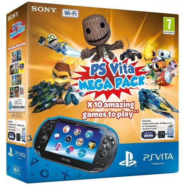 PlayStation Vita (WiFi) incl. 8GB 10 Games Voucher | Vergelijk alle