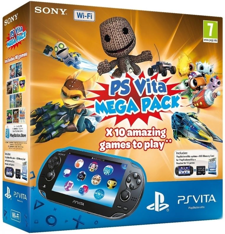 Sony PlayStation Vita (WiFi) incl. 8GB en 10 Games Voucher