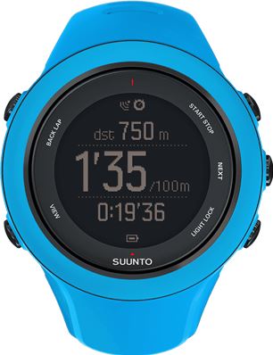 Suunto Ambit3 Sports HR GPS Horloge Blauw
