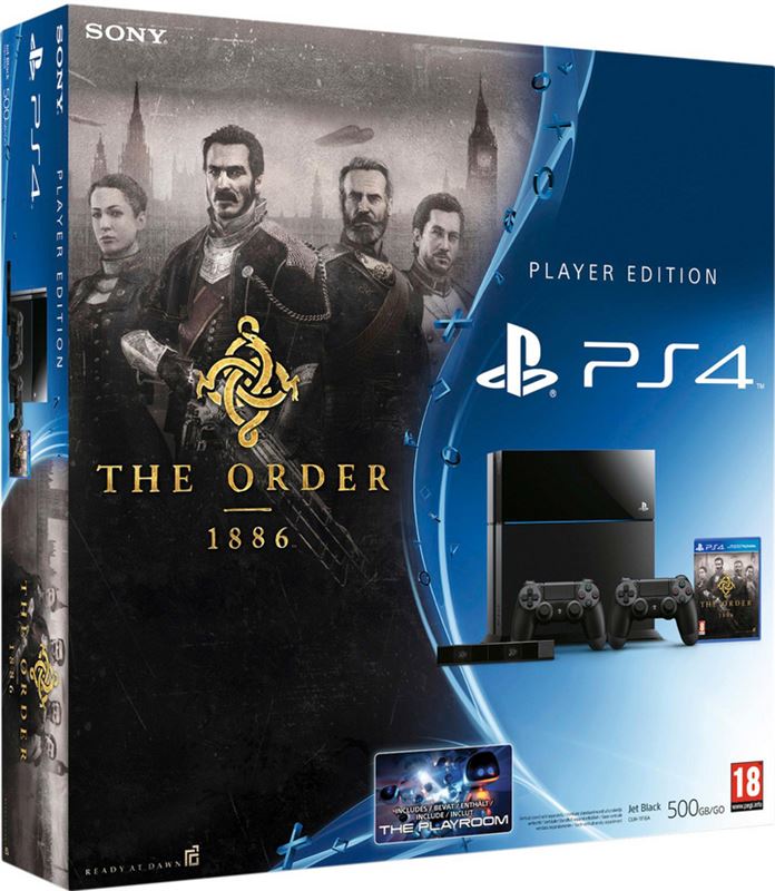 Sony PlayStation 4 500GB / zwart / The Order: 1886