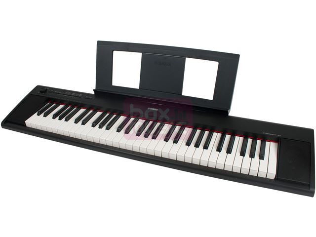 Yamaha NP-12 B Digitale piano Zwart Incl. netvoeding