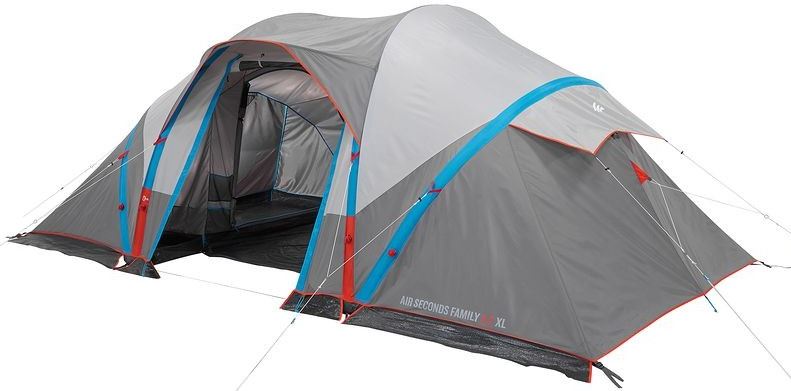 Quechua Opblaasbare tent Air Seconds 4.2 XL | 4 personen, 2 grote slaapcompartimenten