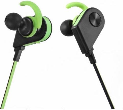 Sml V8 Mini Bluetooth - Draadloze sport oordopjes met Mic - Zwart/Groen
