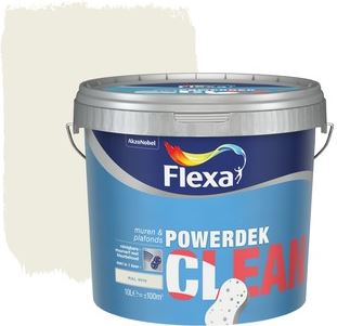Getand Classificatie blad FLEXA Powerdek Clean reinigbare muurverf RAL 9010 10 liter verf kopen? |  Kieskeurig.nl | helpt je kiezen