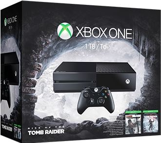 Microsoft Xbox One Rise of the Tomb Raider Bundle 1TB / Rise of the Tomb Raider, Rise of the Tomb Raider: Definitive Edition
