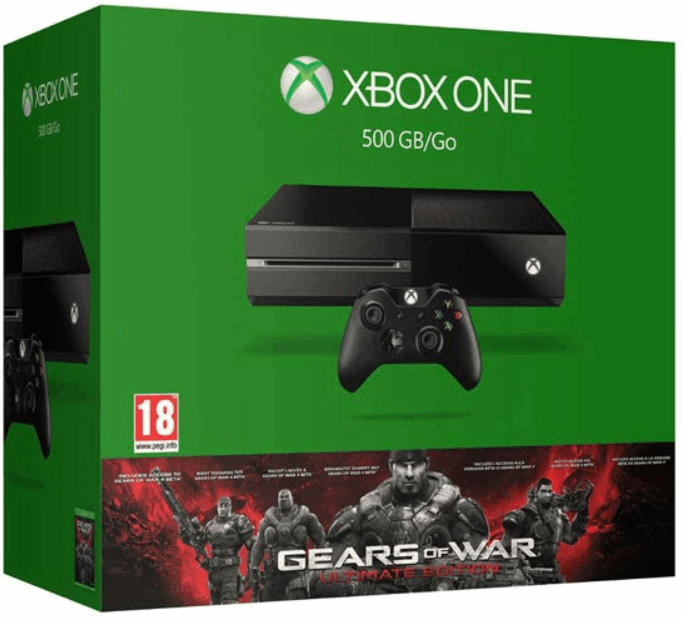 Microsoft Xbox One Gears of War: Ultimate Edition Bundle 500GB / zwart / Gears of War: Ultimate Edition