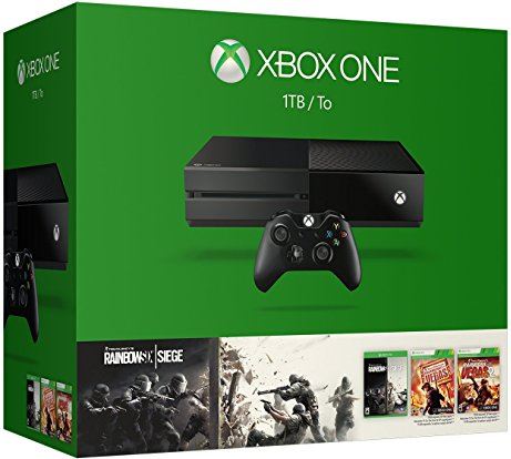 Microsoft Xbox One 1TB Rainbow Six Siege Bundle 1TB / zwart / Rainbow Six Siege, Rainbow Six Vegas and Vegas 2