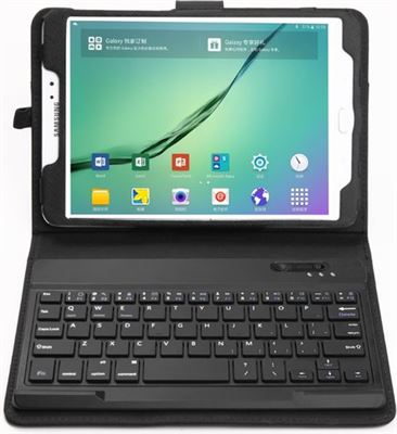 Handelsmerk Frustratie Posters Shop4 - Samsung Galaxy Tab S2 8.0 - Bluetooth Toetsenbord Hoes Keyboard  Cover Grain Zwart toetsenbord kopen? | Kieskeurig.be | helpt je kiezen