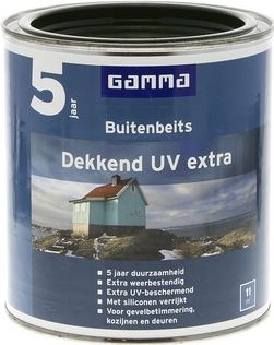 Gamma buitenbeits dekkend UV extra jachtgroen 750 ml