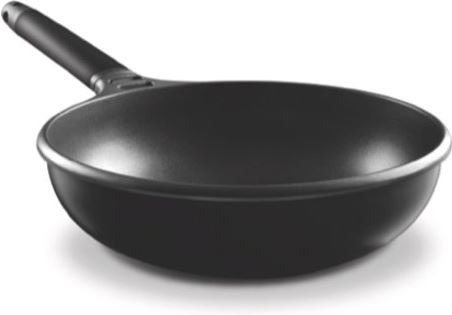 Fundix wok 28 cm met zwarte steel