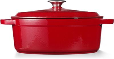 Keelholte hoogtepunt Dialoog Cuisinova braadpan - 23 x 29 cm - rood pan kopen? | Kieskeurig.nl | helpt  je kiezen