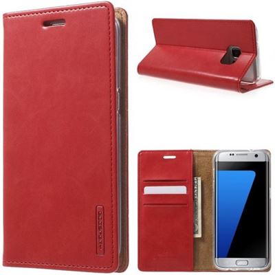 Oneerlijkheid zuur Wissen MERCURY Samsung Galaxy S7 edge Blue Moon Wallet Case - TPU frame - Red voor Galaxy  S7 edge rood telefoonhoesje kopen? | Kieskeurig.nl | helpt je kiezen