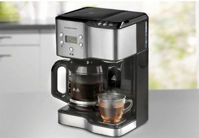 Gourmetmaxx GOURMET MAXX koffiezetapparaat waterkoker 1900 zilverkleur/zwart koffiezetapparaat kopen? | Archief | Kieskeurig.nl | helpt je kiezen