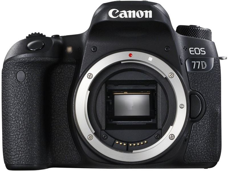 Canon EOS 77D zwart
