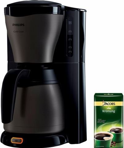 Philips koffiezetapparaat HD7547/80 Gaia Therm Titanium met 250 g gratis koffie