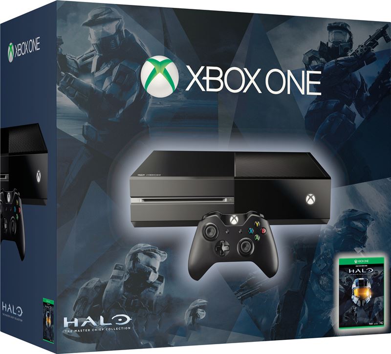 Microsoft Xbox One 500GB + Halo: The Master Chief Collection 500GB / zwart / Halo: The Master Chief Collection