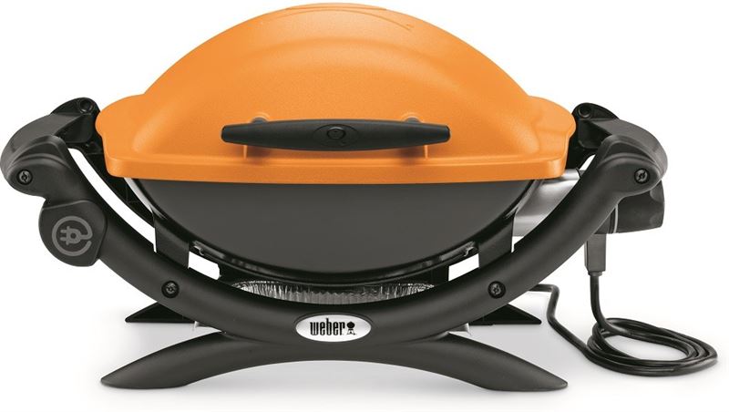 Weber Q1400 Orange elektrische barbecue / oranje
