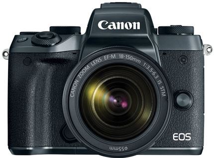 Canon EOS M5 + 18-150 + adapter zwart