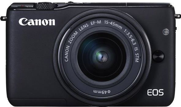 Canon EOS M10 + EF-M 15-45mm f/3.5-6.3 IS STM zwart