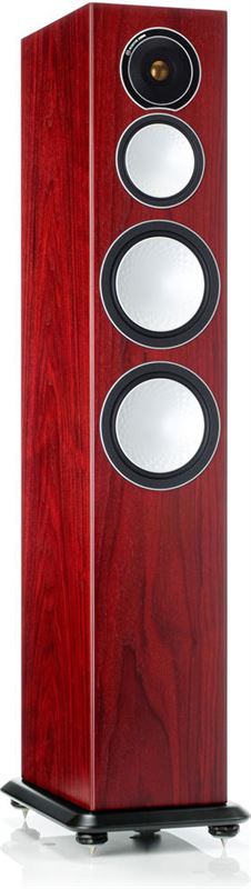 Monitor Audio Silver 8 vloerspeaker / hout, rood