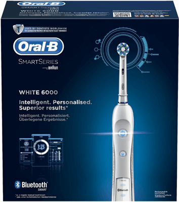 rivaal Grit onbetaald Oral-B PRO 6000 wit, blauw elektrische tandenborstel kopen? | Archief |  Kieskeurig.nl | helpt je kiezen