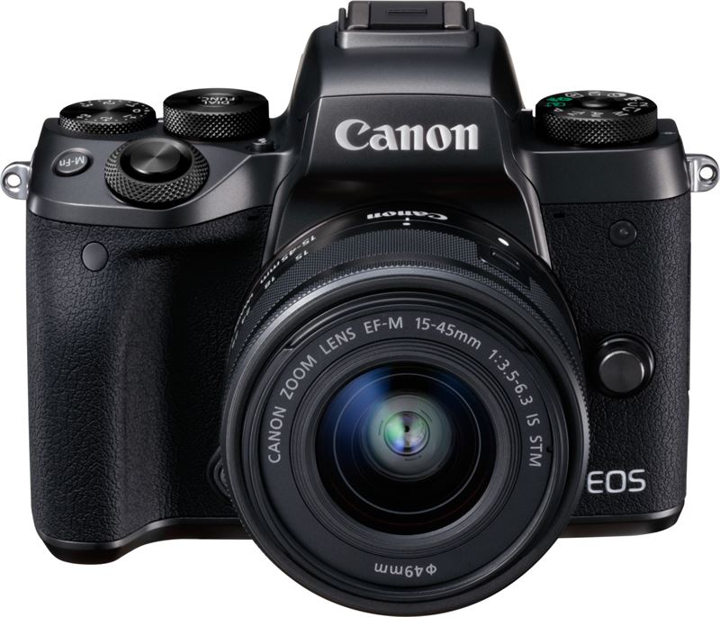 Canon EOS M5 + EF-M 15-45mm IS STM zwart