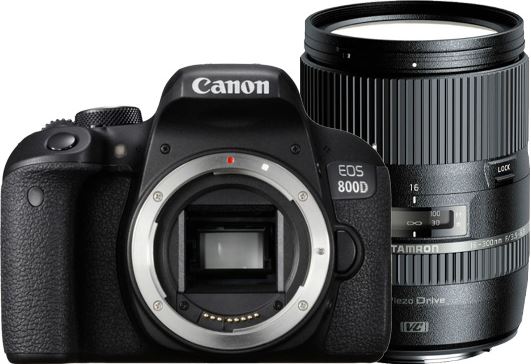 Canon EOS 800D + Tamron 16-300mm F/3.5-6.3 Di II VC PZD Macro