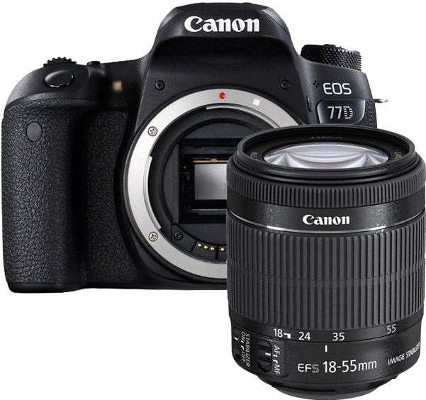 Canon EOS 77D + 18-55mm iS STM