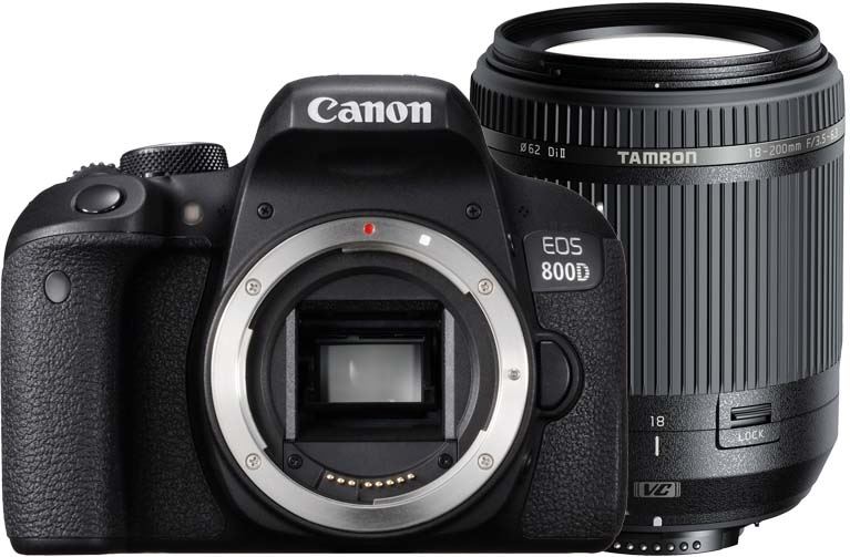 Canon EOS 800D + Tamron 18-200mm Di II VC