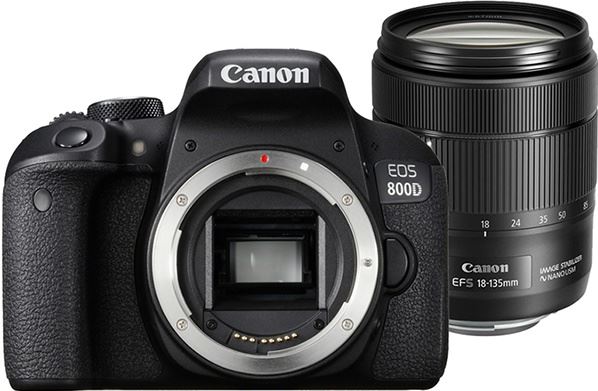 Canon EOS 800D + 18-135mm iS nano-USM