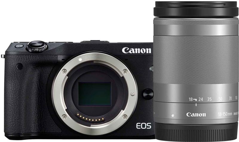 Canon EOS M3 + 18-150mm IS STM zilver