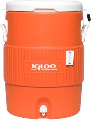 Igloo Koelbox 10 Gallon Seat Top Cup Dispenser Orange White koelbox | Kieskeurig.nl je kiezen