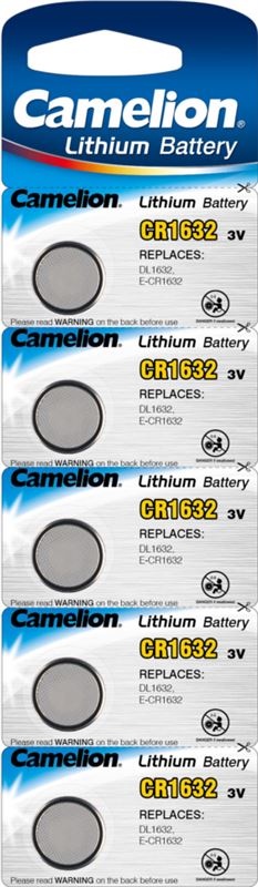 Continu balkon Overjas Camelion 13005632 - Botón de litio, CR1632, 5 Batterij kopen? |  Kieskeurig.nl | helpt je kiezen