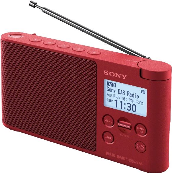 Sony XDR-S41D rood