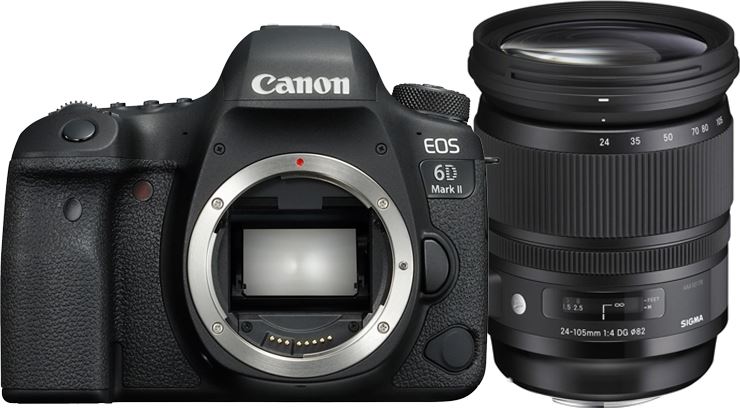 Canon EOS 6D Mk II + Sigma 24-105 mm F4.0 DG OS HSM Art