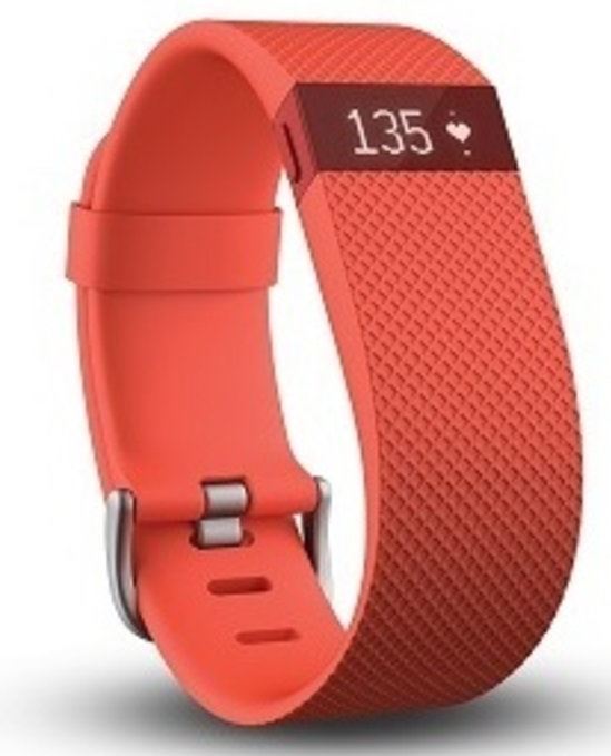 Fitbit Charge HR Activity Tracker - Oranje - Small