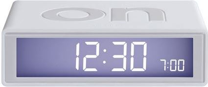 Lexon Clock 2 Flip Wekker - Grijs/Wit