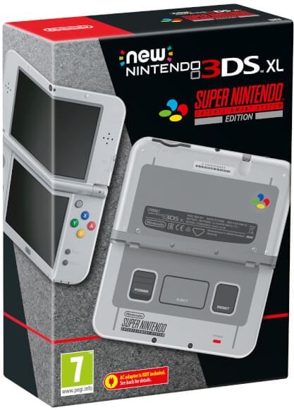 Nintendo NEW 3DS XL 4GB / grijs / SNES Edition