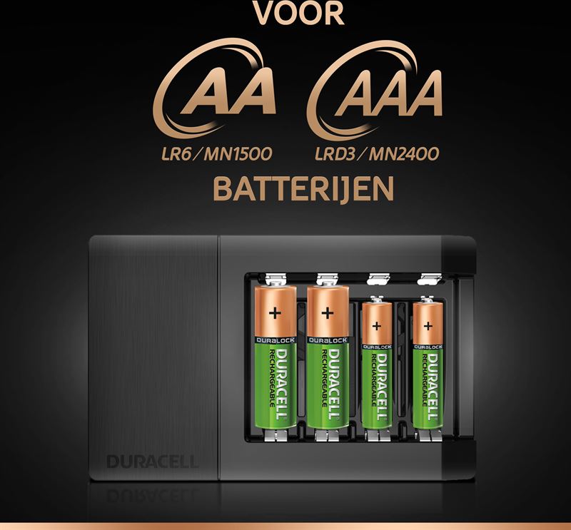 Kreunt Ijzig Corrupt Duracell 15 minuten batterijlader, 1 tel | Specificaties | Kieskeurig.nl