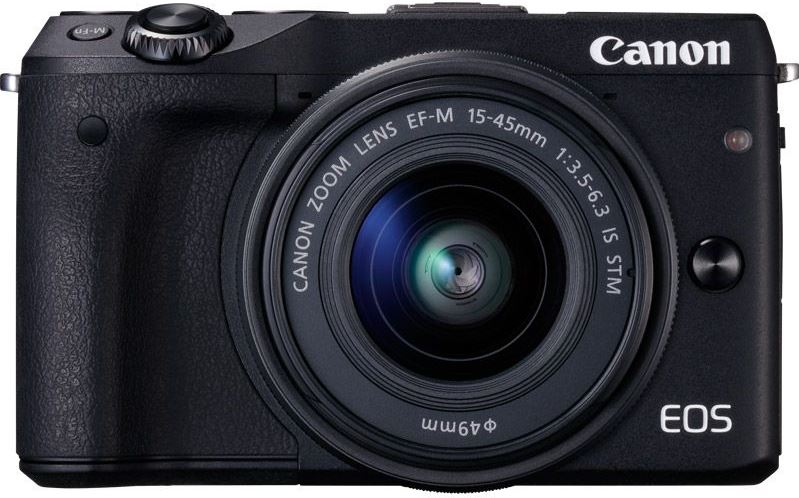 Canon EOS M3 EF-M 15-45 STM zwart