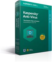 Kaspersky Anti-Virus 2018 - 3 Apparaten - Nederlands / Frans - Windows