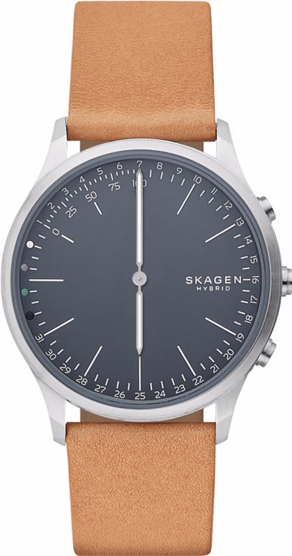 Skagen Connected Hybrid Smartwatch bruin, zilver