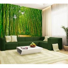 Homedecoration fotobehang, muurposter, bamboe bos 350 x 260 cm. art ... Hoe moet ik behangen