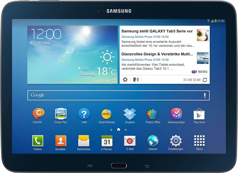 Samsung Galaxy Tab 3 10,1 inch / zwart / 16 GB / 4G