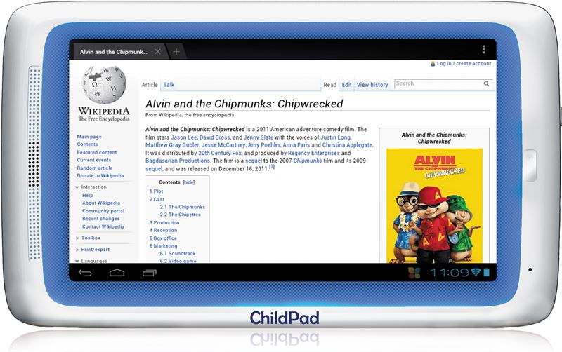 Archos ChildPad Arnova 7,0 inch / wit / 4 GB