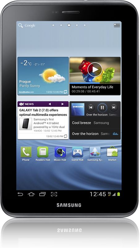 Samsung Galaxy Tab 2 7,0 inch / zilver / 16 GB / 3G