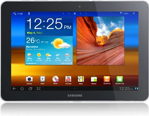 Samsung Galaxy Tab 10,1 inch / wit / 16 GB / 3G