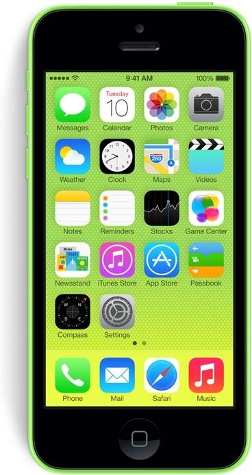 FORZA refurbished Apple iPhone 5c 8 GB / groen / refurbished