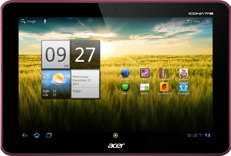 Acer Iconia Tab A200 10,1 inch / rood / 16 GB
