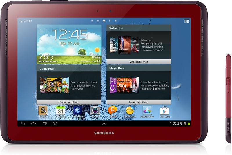 Samsung Galaxy Note 10,1 inch / rood / 16 GB